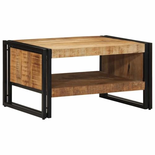 WRJENFSC Couchtisch Beistelltisch aus Massivholz Mango und Eisen 70x50x38 cm Robuster Wohnzimmertisch Nachttisch für Wohnzimmer Schlafzimmer WRJENFSC Couchtisch Beistelltisch aus Massivholz Mango und Eisen 70x50x38 cm Robuster Wohnzimmertisch Nachttisch für Wohnzimmer Schlafzimmer von WRJENFSC