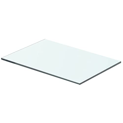 WRJENFSC Glas Regalboden Transparent 40x20 cm - 8 mm Stärke, Tragkraft 15 kg - Wandregal für Wohnzimmer, Küche, Bad als Deko Element WRJENFSC Glas Regalboden Transparent 40x20 cm - 8 mm Stärke, Tragkraft 15 kg - Wandregal für Wohnzimmer, Küche, Bad als Deko Element von WRJENFSC