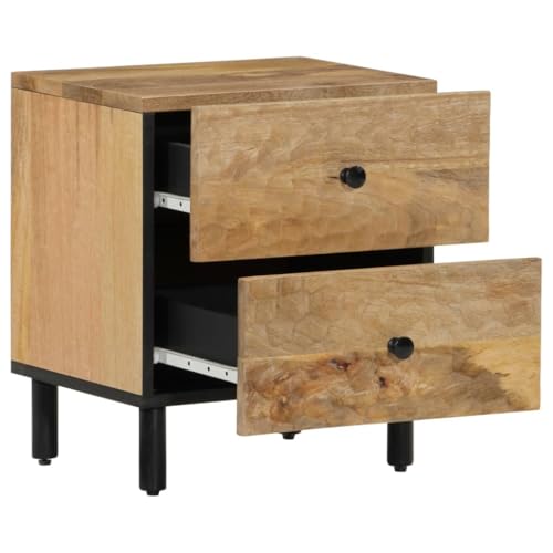 WRJENFSC Kleiner Beistelltisch Betttisch Bedside Tables Coffee Table - Nachttisch 40x33x46 cm Massivholz Mango für Jugendzimmer Wohnzimmer Büro Schlafzimmer WRJENFSC Kleiner Beistelltisch Betttisch Bedside Tables Coffee Table - Nachttisch 40x33x46 cm Massivholz Mango für Jugendzimmer Wohnzimmer Büro Schlafzimmer von WRJENFSC