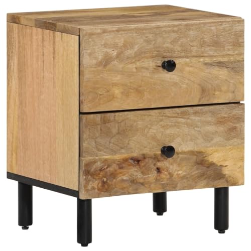 WRJENFSC Kleiner Beistelltisch Betttisch Bedside Tables Coffee Table - Nachttische 2 STK. 40x33x46 cm Massivholz Mango für Jugendzimmer Wohnzimmer Büro Schlafzimmer WRJENFSC Kleiner Beistelltisch Betttisch Bedside Tables Coffee Table - Nachttische 2 STK. 40x33x46 cm Massivholz Mango für Jugendzimmer Wohnzimmer Büro Schlafzimmer von WRJENFSC