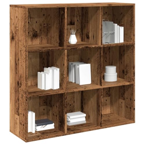 WRJENFSC Schmaler Bücherregal Schrank in Altholz-Optik 98x29x97,5 cm mit 9 Fächern Robustes Design für Wohnzimmer und Büro WRJENFSC Schmaler Bücherregal Schrank in Altholz-Optik 98x29x97,5 cm mit 9 Fächern Robustes Design für Wohnzimmer und Büro von WRJENFSC