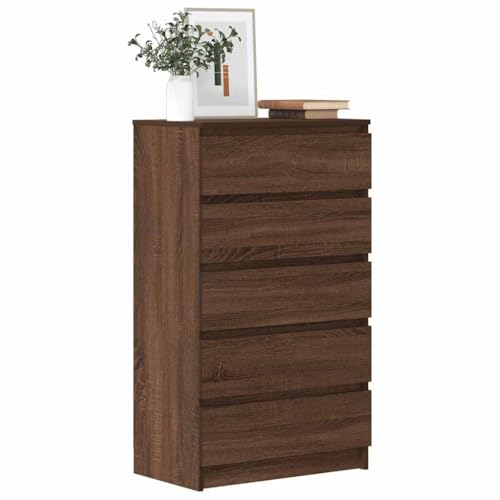 WRJENFSC Schubladenschrank Braun Eichen-Optik 60x36x103 cm Holzwerkstoff Schuhkommode Badezimmerschrank Outdoor Schrank Küchenbuffet Buffetschrank für Kaffeebar Büro Flur Schlafzimmer WRJENFSC Schubladenschrank Braun Eichen-Optik 60x36x103 cm Holzwerkstoff Schuhkommode Badezimmerschrank Outdoor Schrank Küchenbuffet Buffetschrank für Kaffeebar Büro Flur Schlafzimmer von WRJENFSC
