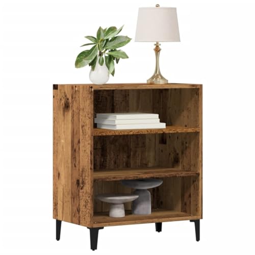 WRJENFSC Sideboard Altholz-Optik 57x35x75 cm Holzwerkstoff Schuhkommode Badezimmerschrank Outdoor Schrank Küchenbuffet Buffetschrank für Kaffeebar Büro Schlafzimmer Esszimmer WRJENFSC Sideboard Altholz-Optik 57x35x75 cm Holzwerkstoff Schuhkommode Badezimmerschrank Outdoor Schrank Küchenbuffet Buffetschrank für Kaffeebar Büro Schlafzimmer Esszimmer von WRJENFSC