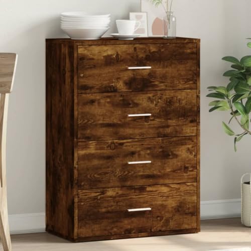 WRJENFSC Sideboard Räuchereiche 60x31x84 cm Holzwerkstoff Modernes Design mit viel Stauraum für Living Room Flur Schlafzimmer Büro WRJENFSC Sideboard Räuchereiche 60x31x84 cm Holzwerkstoff Modernes Design mit viel Stauraum für Living Room Flur Schlafzimmer Büro von WRJENFSC