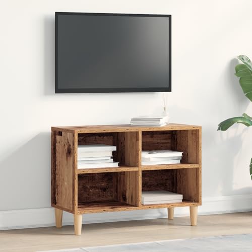 WRJENFSC TV Schrank Lowboard Altholz 69,5x30x50 cm mit 4 Fächern Recyceltes Holz Rustikaler Fernsehschrank für Wohnzimmer WRJENFSC TV Schrank Lowboard Altholz 69,5x30x50 cm mit 4 Fächern Recyceltes Holz Rustikaler Fernsehschrank für Wohnzimmer von WRJENFSC