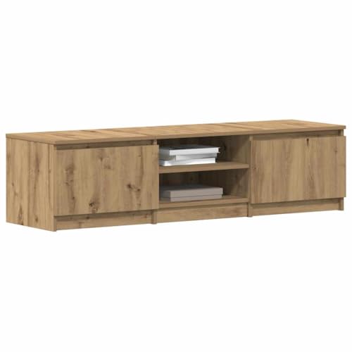 WRJENFSC TV Schrank Lowboard Holzwerkstoff Artisan-Eiche 140x40x36 cm Modernes Design mit Stauraum für Wohnzimmer von WRJENFSC