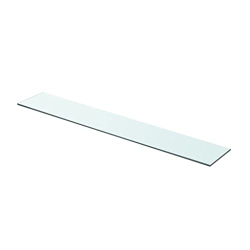 WRJENFSC Transparentes Glas Regalboden 80x12 cm für Wandregal aus Hartglas mit 15 kg Tragfähigkeit und 8 mm Stärke als schmales schwebendes Regal zur dekorativen Ablage in Bad Küche Wohnzimmer WRJENFSC Transparentes Glas Regalboden 80x12 cm für Wandregal aus Hartglas mit 15 kg Tragfähigkeit und 8 mm Stärke als schmales schwebendes Regal zur dekorativen Ablage in Bad Küche Wohnzimmer von WRJENFSC