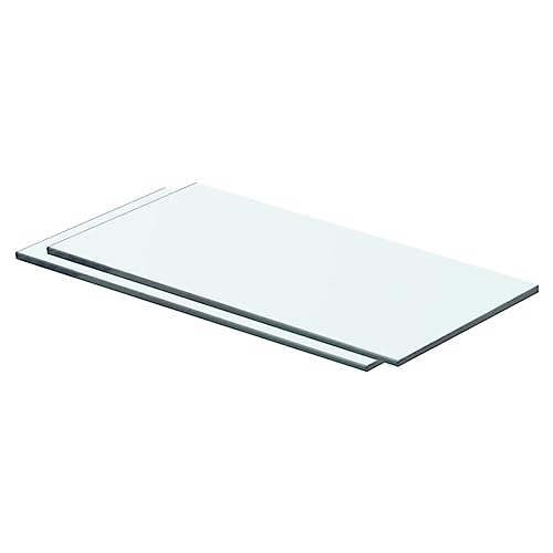 WRJENFSC Transparentes Glas Wandregal Schweberegal 40x15 cm 8mm Dicke 15kg Tragkraft Set of 2 für Deko in Küche Bad Wohnzimmer WRJENFSC Transparentes Glas Wandregal Schweberegal 40x15 cm 8mm Dicke 15kg Tragkraft Set of 2 für Deko in Küche Bad Wohnzimmer von WRJENFSC