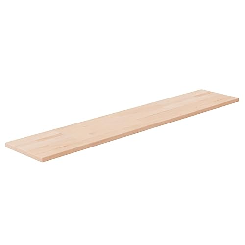 WRJENFSC Wandregal Eichenholz Massiv 100x20x1,5 cm Unbehandelt Regalboden Schmal für Küche Bad Wohnzimmer Wandboard Stauraum Lösung WRJENFSC Wandregal Eichenholz Massiv 100x20x1,5 cm Unbehandelt Regalboden Schmal für Küche Bad Wohnzimmer Wandboard Stauraum Lösung von WRJENFSC