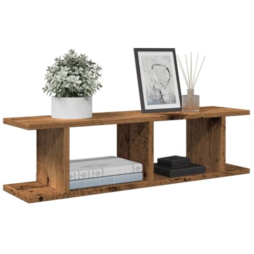 WRJENFSC Wandregale 2 STK. Altholz-Optik 75x18x20 cm Holzwerkstoff Schwebendes Regal Bücherregal Wand Hängeregal Badezimmer Regal für Badezimmer Wohnzimmer Schlafzimmer Küche WRJENFSC Wandregale 2 STK. Altholz-Optik 75x18x20 cm Holzwerkstoff Schwebendes Regal Bücherregal Wand Hängeregal Badezimmer Regal für Badezimmer Wohnzimmer Schlafzimmer Küche von WRJENFSC