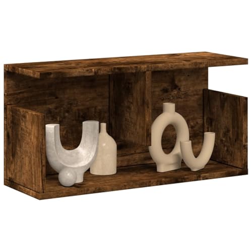 WRJENFSC Wandschrank aus Holzwerkstoff in Räuchereiche 60x20x30 cm Schmal Robust Langlebig Platzsparend für Wandmontage in Küche Bad Wohnzimmer als Deko Regal WRJENFSC Wandschrank aus Holzwerkstoff in Räuchereiche 60x20x30 cm Schmal Robust Langlebig Platzsparend für Wandmontage in Küche Bad Wohnzimmer als Deko Regal von WRJENFSC