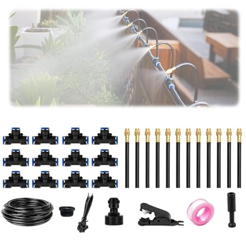 WRQIOO Bewässerungssystem-Set, 360 ° gebogen, automatisches Bewässerungssystem, 20 m, verstellbare Gartenbewässerungssysteme, biegbares Tropfbewässerungssystem, Gartenbewässerungssprinklersystem für WRQIOO Bewässerungssystem-Set, 360 ° gebogen, automatisches Bewässerungssystem, 20 m, verstellbare Gartenbewässerungssysteme, biegbares Tropfbewässerungssystem, Gartenbewässerungssprinklersystem für von WRQIOO