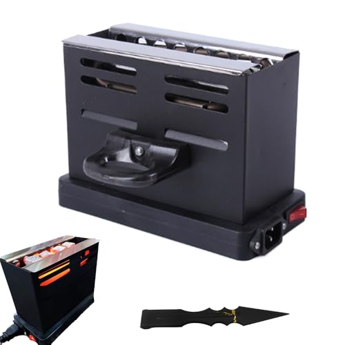 WRQIOO Elektrischer Kohleanzünder, 800 Watt kohlegrill toaster mit Zange, mit Dreiseitiges-Hitzesystem, Grillanzünder Elektrisch WRQIOO Elektrischer Kohleanzünder, 800 Watt kohlegrill toaster mit Zange, mit Dreiseitiges-Hitzesystem, Grillanzünder Elektrisch von WRQIOO