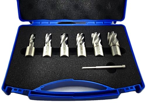 WRS Präz.-Kernbohrer aus HSS, 30 mm Schnitttiefe, 19 mm Weldonschaft, Größe: Satz, 7-tlg., im Koffer 12-22 mm Ø WRS Präz.-Kernbohrer aus HSS, 30 mm Schnitttiefe, 19 mm Weldonschaft, Größe: Satz, 7-tlg., im Koffer 12-22 mm Ø von WRS WINTERHOFF