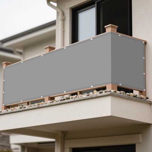 Sonnenschutz Sonnensegel 410 x 510 cm Rechteckig Wasserdicht 98% UV Schutz Pergola Ersatz Schattenabdeckung mit Ösen Ohne Bohren mit Seil für Garten Balkon & Terrasse, Hellgrau Sonnenschutz Sonnensegel 410 x 510 cm Rechteckig Wasserdicht 98% UV Schutz Pergola Ersatz Schattenabdeckung mit Ösen Ohne Bohren mit Seil für Garten Balkon & Terrasse, Hellgrau von WRUIJIO