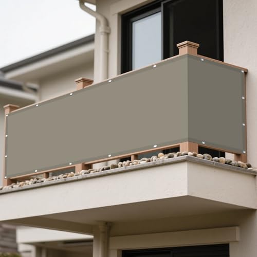 Sonnenschutz Sonnensegel 570 x 690 cm Rechteckig Wasserdicht 98% UV Schutz Pergola Ersatz Schattenabdeckung mit Ösen Ohne Bohren mit Seil für Garten Balkon & Terrasse, Taupe Sonnenschutz Sonnensegel 570 x 690 cm Rechteckig Wasserdicht 98% UV Schutz Pergola Ersatz Schattenabdeckung mit Ösen Ohne Bohren mit Seil für Garten Balkon & Terrasse, Taupe von WRUIJIO