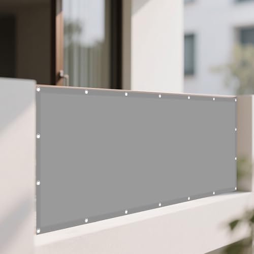 Sonnensegel 1.2 x 1.2 m Rechteckig Wasserdicht 98% UV Schutz Außenbereich Outdoor Sonnennetz inkl Befestigungsseile für Terrasse Garten, Hellgrau Sonnensegel 1.2 x 1.2 m Rechteckig Wasserdicht 98% UV Schutz Außenbereich Outdoor Sonnennetz inkl Befestigungsseile für Terrasse Garten, Hellgrau von WRUIJIO