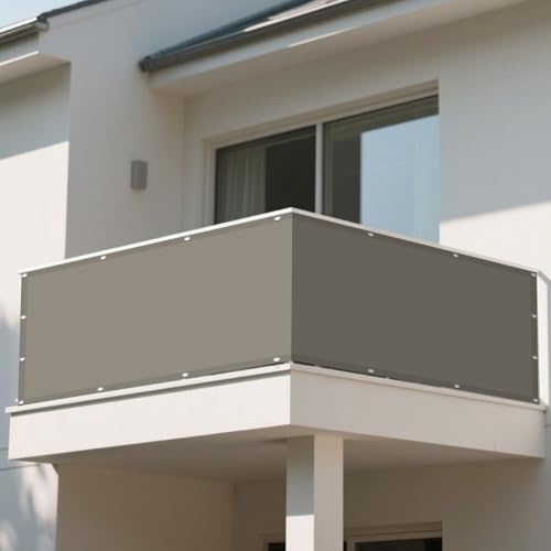 Sonnensegel Balkon 170 x 235 cm Rechteckig Wasserdicht 98% UV Schutz Markise Balkon Ohne Bohren mit Ösen Segeltuch 4 × 1.5 M Seile für Camping Terrasse Pergola, Taupe Sonnensegel Balkon 170 x 235 cm Rechteckig Wasserdicht 98% UV Schutz Markise Balkon Ohne Bohren mit Ösen Segeltuch 4 × 1.5 M Seile für Camping Terrasse Pergola, Taupe von WRUIJIO