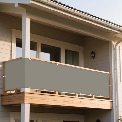 Sonnensegel Balkon 450 x 450 cm Rechteckig Wasserdicht 98% UV Schutz Sonnenschutz Baldachin Balkon Schattenspender mit Ösen Ohne Bohren mit Seil für Garten Terrasse, Taupe Sonnensegel Balkon 450 x 450 cm Rechteckig Wasserdicht 98% UV Schutz Sonnenschutz Baldachin Balkon Schattenspender mit Ösen Ohne Bohren mit Seil für Garten Terrasse, Taupe von WRUIJIO