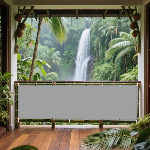 Sonnensegel Rechteckig 395 x 395 cm Rechteckig Wasserdicht Sonnenschutz Windschutz Sonnenschutz Netz mit Ösen Ohne Bohren mit Seil für Draußen Patio Terrasse Camping, Hellgrau Sonnensegel Rechteckig 395 x 395 cm Rechteckig Wasserdicht Sonnenschutz Windschutz Sonnenschutz Netz mit Ösen Ohne Bohren mit Seil für Draußen Patio Terrasse Camping, Hellgrau von WRUIJIO