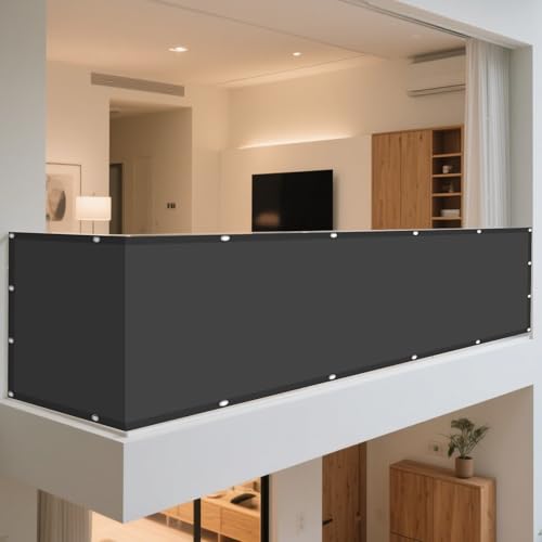 Sonnensegel Sonnenschutz 180 x 455 cm Rechteckig Wasserdicht 98% UV Schutz Sun Segel Rechter Winkel Vielen Größen mit Spannseilen für Balkon Garten Terrasse, Dunkelgrau Sonnensegel Sonnenschutz 180 x 455 cm Rechteckig Wasserdicht 98% UV Schutz Sun Segel Rechter Winkel Vielen Größen mit Spannseilen für Balkon Garten Terrasse, Dunkelgrau von WRUIJIO