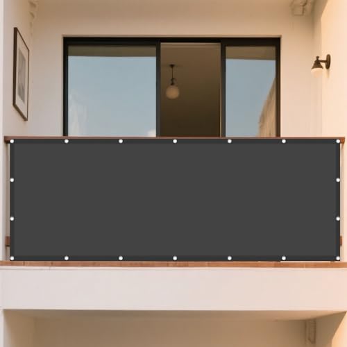 Sonnensegel Sonnenschutz Windschutz 112 x 190 cm Rechteckig Wasserdicht 98% UV Schutz Pergola Garten Balkon Schattentuch Ohne Bohren mit Ösen Segeltuch für Garten Balkon, Dunkelgrau Sonnensegel Sonnenschutz Windschutz 112 x 190 cm Rechteckig Wasserdicht 98% UV Schutz Pergola Garten Balkon Schattentuch Ohne Bohren mit Ösen Segeltuch für Garten Balkon, Dunkelgrau von WRUIJIO