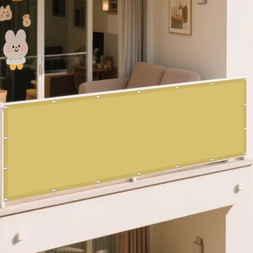 Sonnensegel Sonnenschutz Windschutz 185 x 320 cm Rechteckig Wasserdicht Sonnenschutz Windschutz Schattennetz mit Ösen mit Spannseilen mit Ösen für Terrasse Garten, Sandgelb Sonnensegel Sonnenschutz Windschutz 185 x 320 cm Rechteckig Wasserdicht Sonnenschutz Windschutz Schattennetz mit Ösen mit Spannseilen mit Ösen für Terrasse Garten, Sandgelb von WRUIJIO