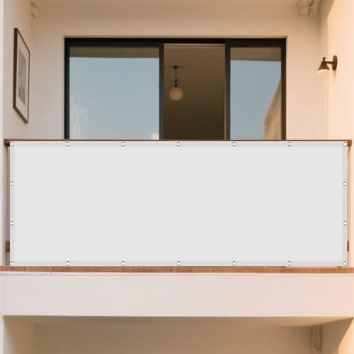 Sonnensegel Sonnenschutz Windschutz 196 x 280 cm Rechteckig Wasserdicht 98% UV Schutz Pergola Garten Balkon Schattentuch Ohne Bohren mit Ösen Segeltuch für Garten Balkon, Weiß Sonnensegel Sonnenschutz Windschutz 196 x 280 cm Rechteckig Wasserdicht 98% UV Schutz Pergola Garten Balkon Schattentuch Ohne Bohren mit Ösen Segeltuch für Garten Balkon, Weiß von WRUIJIO