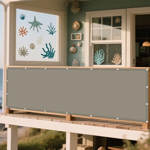 Sonnensegel Wasserabweisend 100 x 120 cm Rechteckig Wasserdicht 98% UV Schutz Markisenstoff Rechtwinklig mit Ösen Segeltuch 4 × 1.5 M Seile für Balkon Terrasse, Taupe Sonnensegel Wasserabweisend 100 x 120 cm Rechteckig Wasserdicht 98% UV Schutz Markisenstoff Rechtwinklig mit Ösen Segeltuch 4 × 1.5 M Seile für Balkon Terrasse, Taupe von WRUIJIO