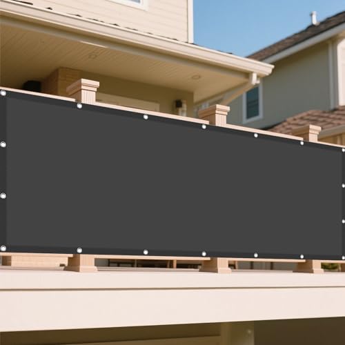Sonnensegel Wasserabweisend 220 x 245 cm Rechteckig Wasserdicht 98% UV Schutz Pergola-Schattenspender Ersatz-Vordach Ohne Bohren mit Ösen Segeltuch für Außenbereich Garten, Dunkelgrau Sonnensegel Wasserabweisend 220 x 245 cm Rechteckig Wasserdicht 98% UV Schutz Pergola-Schattenspender Ersatz-Vordach Ohne Bohren mit Ösen Segeltuch für Außenbereich Garten, Dunkelgrau von WRUIJIO