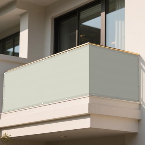 Sonnensegel Wasserdicht Rechteckig 102 x 120 cm Rechteckig Wasserdicht Sonnenschutz Windschutz Segeltuch Pergola inkl Befestigungsseile für Terrasse Garten, cremefarben von WRUIJIO