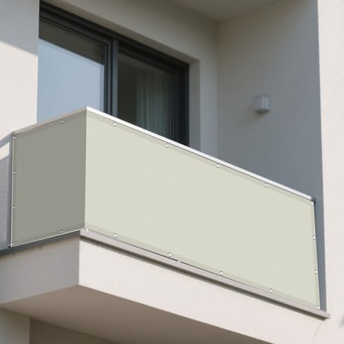 Sonnensegel Wasserdicht Rechteckig 650 x 790 cm Rechteckig Wasserdicht 98% UV Schutz Outdoor Schattiernetz mit Ösen mit Ösen Und Befestigungsseile für Terrasse Camping, cremefarben Sonnensegel Wasserdicht Rechteckig 650 x 790 cm Rechteckig Wasserdicht 98% UV Schutz Outdoor Schattiernetz mit Ösen mit Ösen Und Befestigungsseile für Terrasse Camping, cremefarben von WRUIJIO