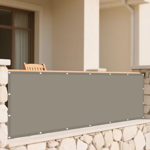 Sonnensegel Wasserdicht Sonnenschutz 365 x 375 cm Rechteckig Wasserdicht 98% UV Schutz Pergola Ersatz Schattenabdeckung inkl Befestigungsseile für Garten Terrasse, Taupe Sonnensegel Wasserdicht Sonnenschutz 365 x 375 cm Rechteckig Wasserdicht 98% UV Schutz Pergola Ersatz Schattenabdeckung inkl Befestigungsseile für Garten Terrasse, Taupe von WRUIJIO