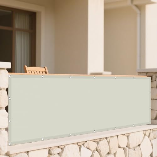 Sonnensegel Wasserdicht Sonnenschutz 385 x 445 cm Rechteckig Wasserdicht 98% UV Schutz Pergola Ersatz Schattenabdeckung inkl Befestigungsseile für Garten Terrasse, cremefarben Sonnensegel Wasserdicht Sonnenschutz 385 x 445 cm Rechteckig Wasserdicht 98% UV Schutz Pergola Ersatz Schattenabdeckung inkl Befestigungsseile für Garten Terrasse, cremefarben von WRUIJIO