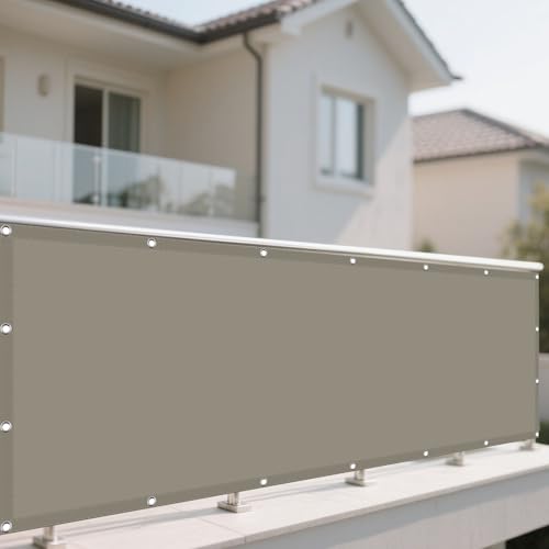 Wasserdicht Sonnensegel 215 x 285 cm Rechteckig Wasserdicht 98% UV Schutz Schattenspender Schattensegel mit Spannseilen mit Ösen für Terrasse Camping, Taupe Wasserdicht Sonnensegel 215 x 285 cm Rechteckig Wasserdicht 98% UV Schutz Schattenspender Schattensegel mit Spannseilen mit Ösen für Terrasse Camping, Taupe von WRUIJIO