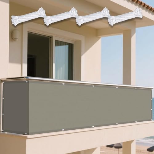 Wasserdicht Sonnensegel 330 x 425 cm Rechteckig Wasserdicht 98% UV Schutz Sun Segel Sonnenschutz Plane Vielen Größen mit Spannseilen für Garten Balkon, Taupe Wasserdicht Sonnensegel 330 x 425 cm Rechteckig Wasserdicht 98% UV Schutz Sun Segel Sonnenschutz Plane Vielen Größen mit Spannseilen für Garten Balkon, Taupe von WRUIJIO