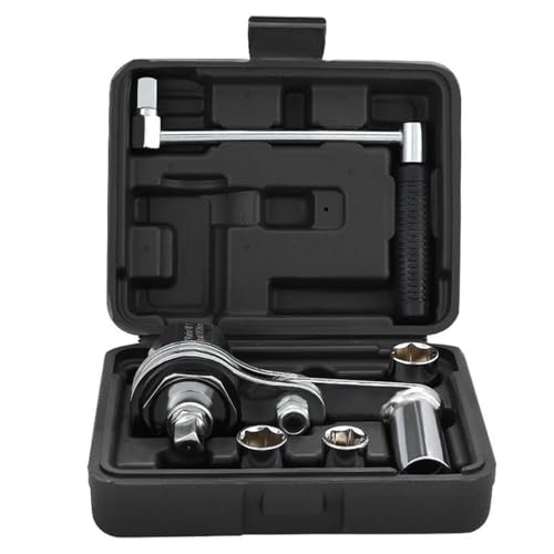 Radmuttern-Ausdreher-Set, Hochleistungs-Drehmoment-Multiplikator-Schlüssel-Set, passend for Radmuttern-Entferner, 17 19 21 mm, Radschloss-Entfernungsset von WRWRW