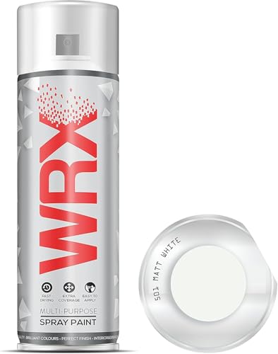 WRX 6 x Sprühfarbe 400 ml - Matt Weiß 501 von WRX