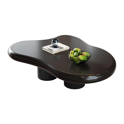 WRYSQBHJYB Cloud Couchtisch mit 3 Beinen, Unregelmäßiger Moderner Design-Mitteltisch, Eck-Beistelltisch für Wohnzimmer Schlafzimmer(Black,100cm/39in) von WRYSQBHJYB