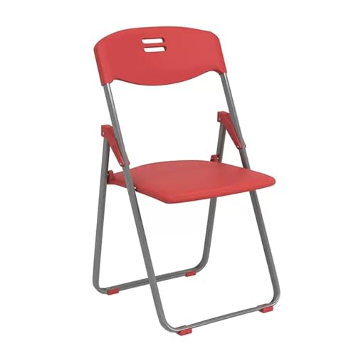 WRYSQBHJYB Klappstuhl, Angelstuhl, Keine Montage, Campingstuhl Faltbar für Veranstaltungen, Büro, Hochzeit, Party, Picknick, Küche, Essen(Color:Red) von WRYSQBHJYB