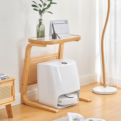WRYsqbhjyb Modernes Roboter-staubsauger-lagerregal, C-förmige Beistelltische, Bambus-staubsauger Schrank, Doppelseitige Abstellschrank für Wohnzimmer, Flur WRYsqbhjyb Modernes Roboter-staubsauger-lagerregal, C-förmige Beistelltische, Bambus-staubsauger Schrank, Doppelseitige Abstellschrank für Wohnzimmer, Flur von WRYsqbhjyb