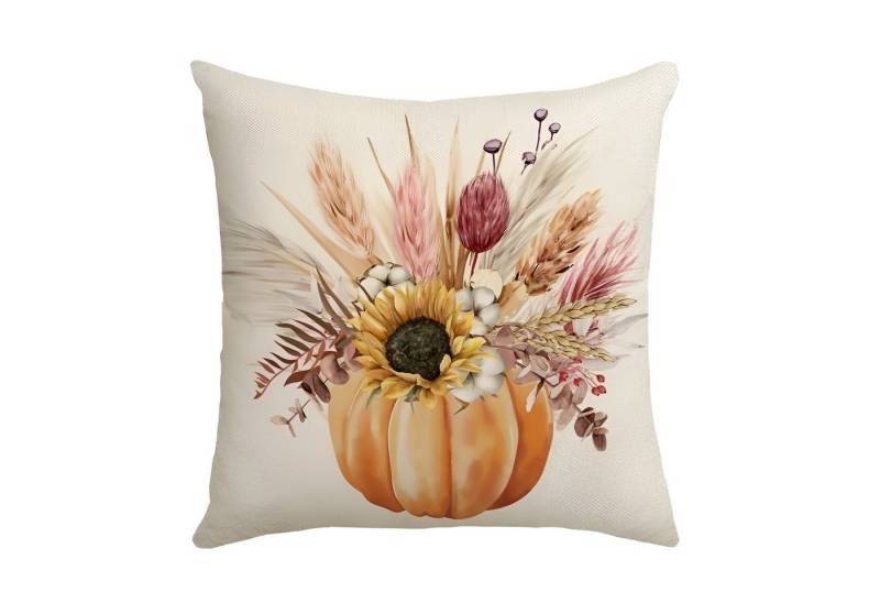 WS-Trend Kissenhülle Herbst Motiv 2er Set Kissenbezug Dekokissen 45x45 cm, (2 Stück) von WS-Trend