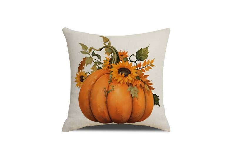 WS-Trend Kissenhülle Herbst Motiv 2er Set Kissenbezug Dekokissen 45x45 cm, (2 Stück) von WS-Trend