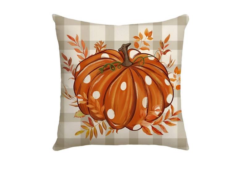 WS-Trend Kissenhülle Herbst Motiv 2er Set Kissenbezug Dekokissen 45x45 cm, (2 Stück) von WS-Trend