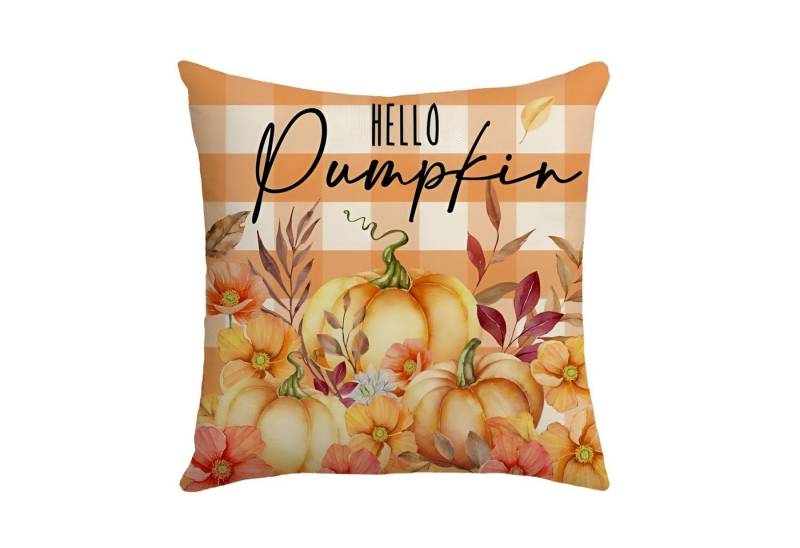 WS-Trend Kissenhülle Herbst Motiv 2er Set Kissenbezug Dekokissen 45x45 cm, (2 Stück) von WS-Trend