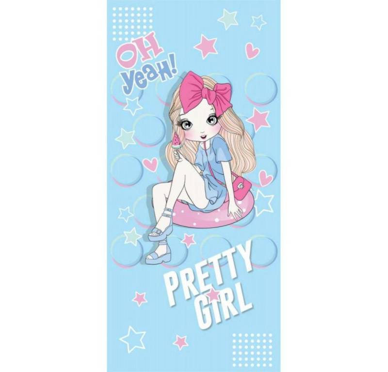 WS-Trend Strandtuch Pretty Girl Mikrofaser Badetuch, Gr. 70x150 cm von WS-Trend