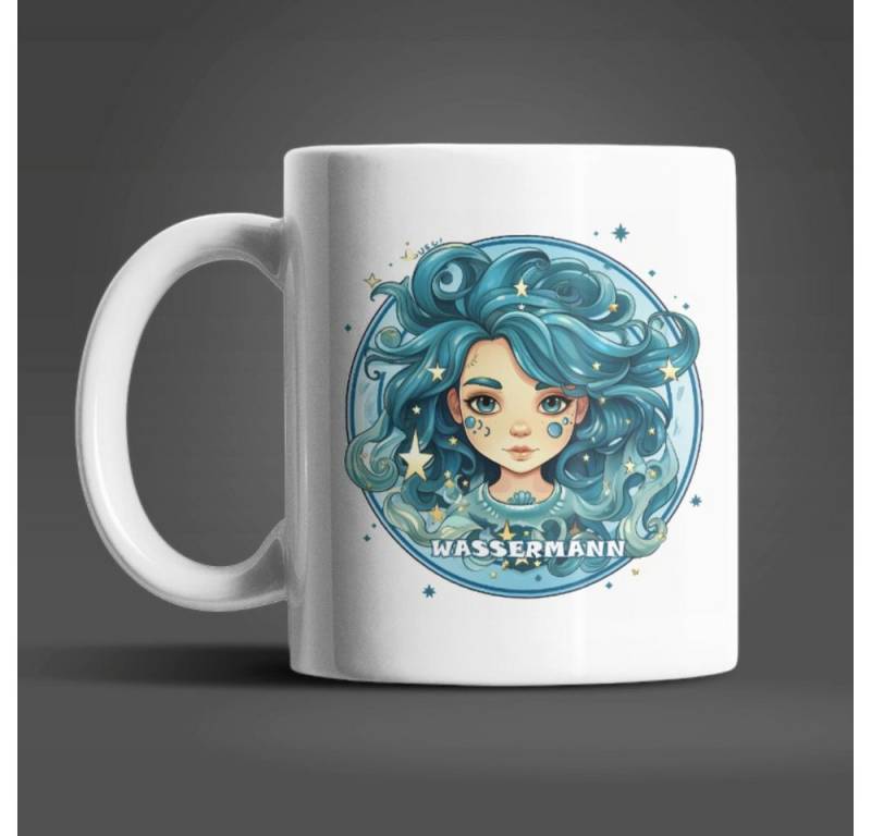 WS-Trend Tasse Alle Sternzeichen Tierkreis Kaffeetasse Teetasse, Keramik, Geschenkidee Geschenk 330 ml von WS-Trend