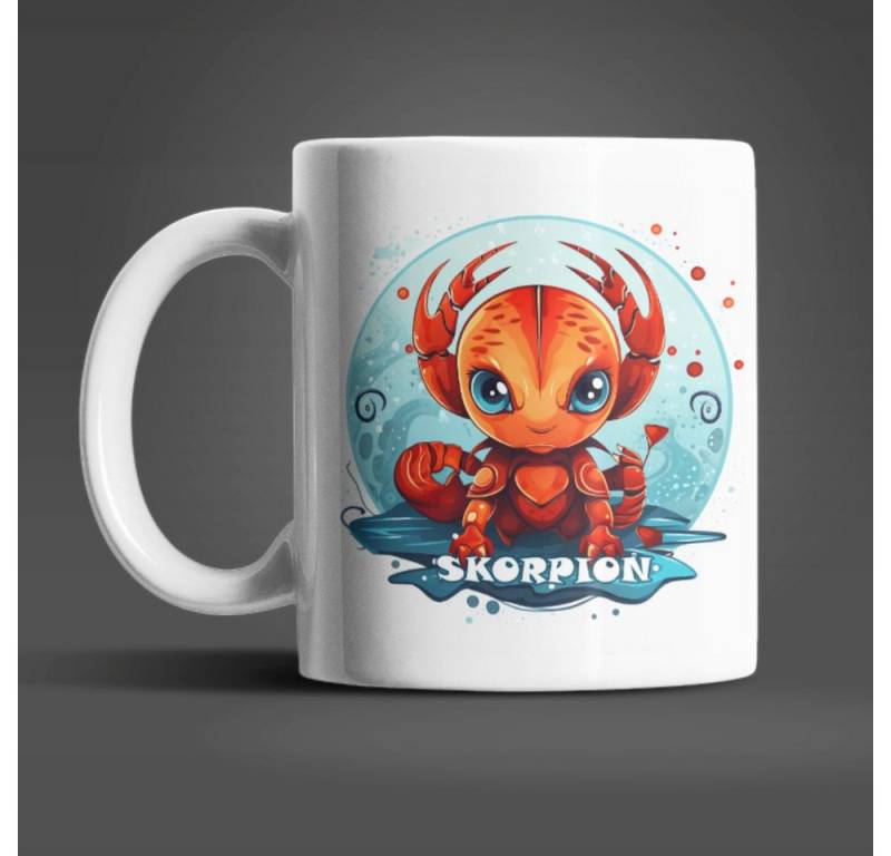 WS-Trend Tasse Alle Sternzeichen Tierkreis Kaffeetasse Teetasse, Keramik, Geschenkidee Geschenk 330 ml von WS-Trend