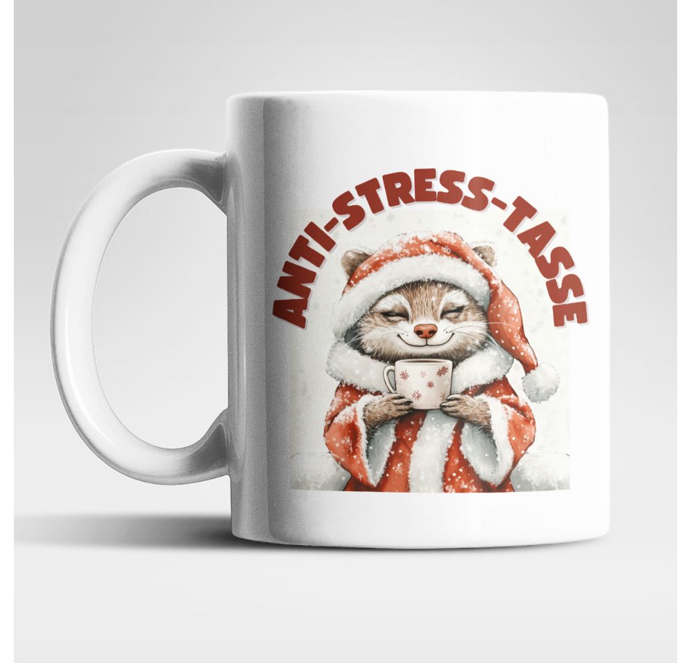 WS-Trend Tasse Anti Stress Christmas Erdmännchen Kaffeetasse Teetasse Geschenkidee, Keramik WS-Trend Tasse Anti Stress Christmas Erdmännchen Kaffeetasse Teetasse Geschenkidee, Keramik von WS-Trend