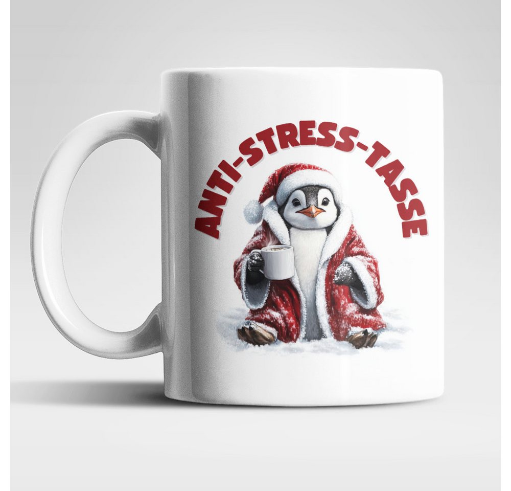 WS-Trend Tasse Anti Stress Christmas Pinguin Kaffeetasse Teetasse Geschenkidee, Keramik WS-Trend Tasse Anti Stress Christmas Pinguin Kaffeetasse Teetasse Geschenkidee, Keramik von WS-Trend